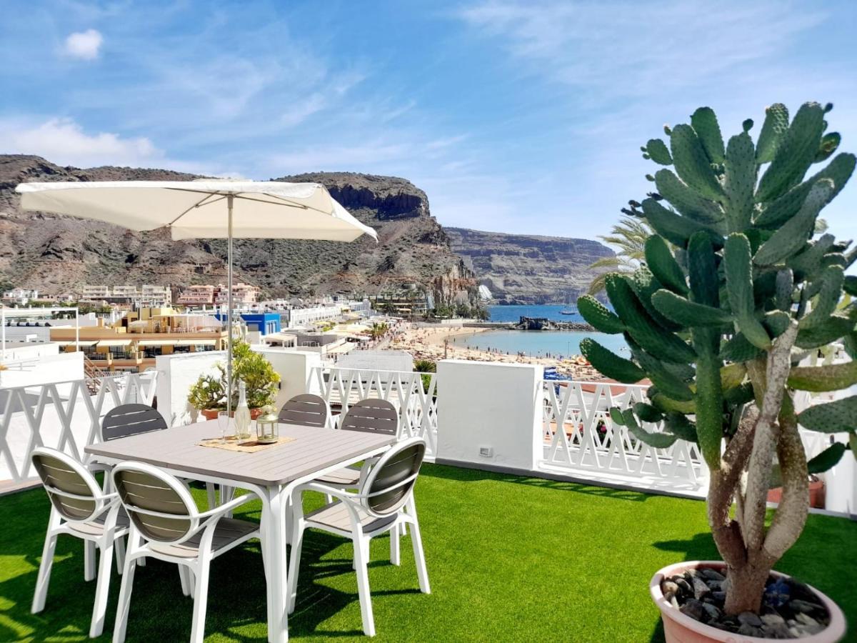 Malibu Mogan Casa Vintage - Amazing Sea/Harbour View Villa Puerto De Mogan Bagian luar foto
